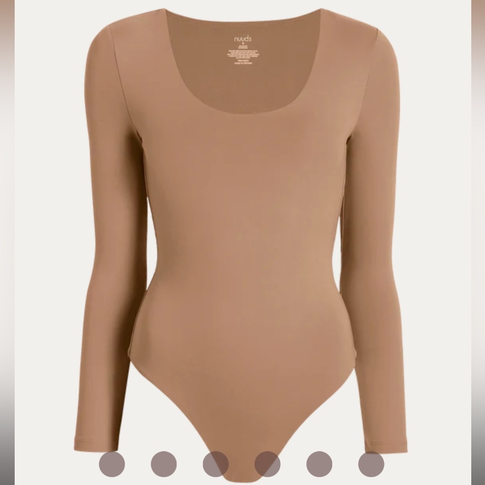 Nuuds Long Sleeve Scoop Neck‎ Bodysuit